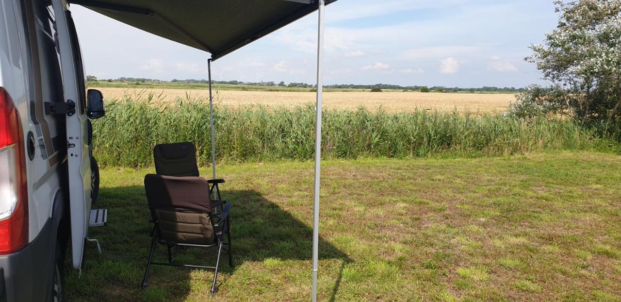 Wohnmobilstellplatz Hemenswarft An Der Nordsee - Meerblick Emmelsbüll-Horsbüll Kültér fotó
